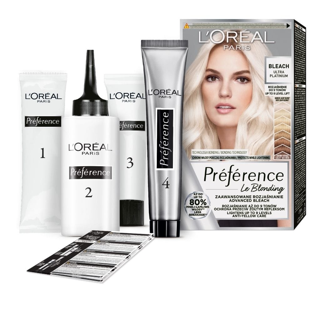 L'Oréal Paris Préférence Ultra Platinum Bleach with Bonding Complex