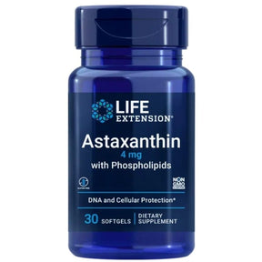 Life Extension Astaxanthin 4 mg with Phospholipids - 30 Softgels