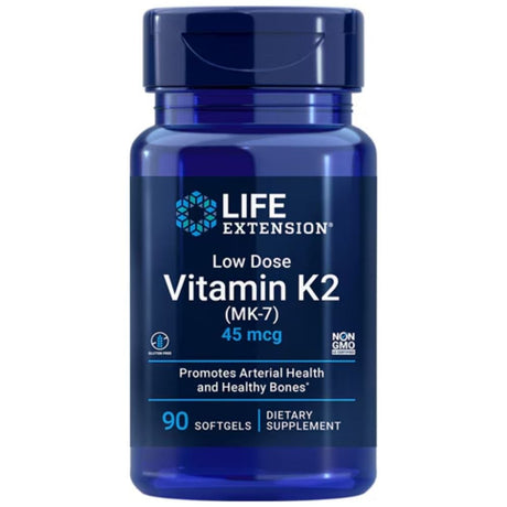 Life Extension Low Dose Vitamin K2 (MK-7) 45 mcg - 90 Softgels