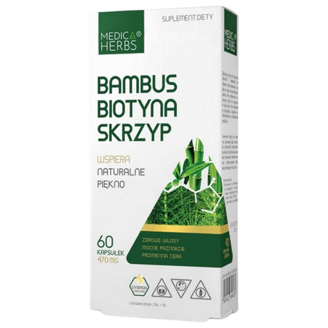 Medica Herbs Bamboo Biotin Horsetail - 60 Capsules
