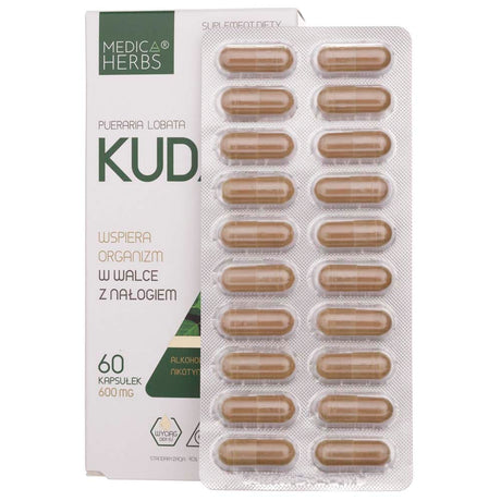 Medica Herbs Herbs Kudzu 600 mg - 60 Capsules