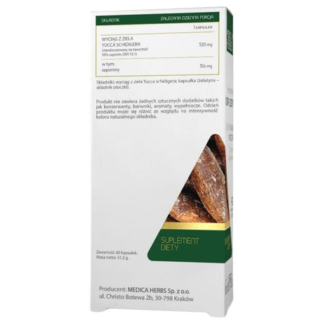 Medica Herbs Yucca 520 mg - 60 Capsules