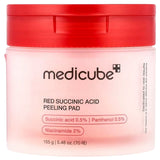 Medicube Red Succinic Acid Exfoliating Face Pads - 70 Pieces