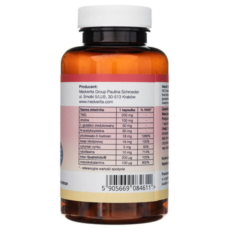 Medverita Homocysteine Modulators - 120 Capsules