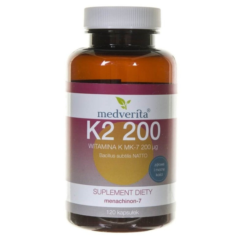 Medverita Vitamina K Vitamk7 ® (Menaquinona-7) 200 mcg - 120 Cápsulas