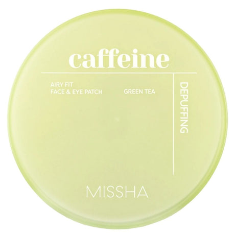 Missha Airy Fit Caffeine Depuffing Face & Eye Patch - 60 Patches
