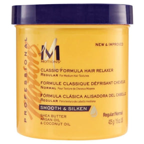 Motions Hair Relaxer Regular Straightening Cream for Curly Hair - 425 g
