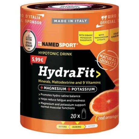 Namedsport HydraFit, Hypotonic Drink, Orange - 400 g