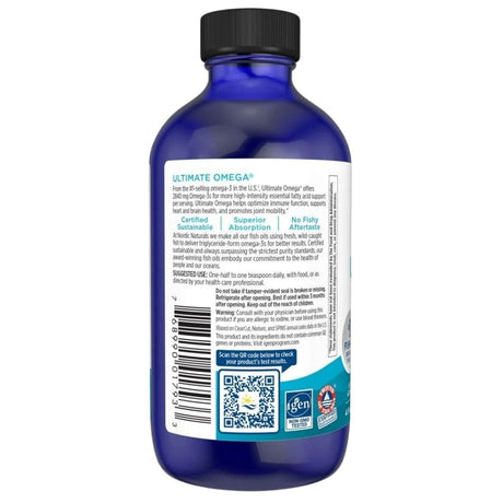 Nordic Naturals Ultimate Omega, Lemon 2840 mg - 119 ml