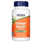 Now Foods Ginkgo Biloba 60 mg - 60 Veg Capsules