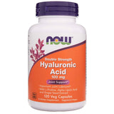 Now Foods Hyaluronic Acid, Double Strength 100 mg - 120 Veg Capsules