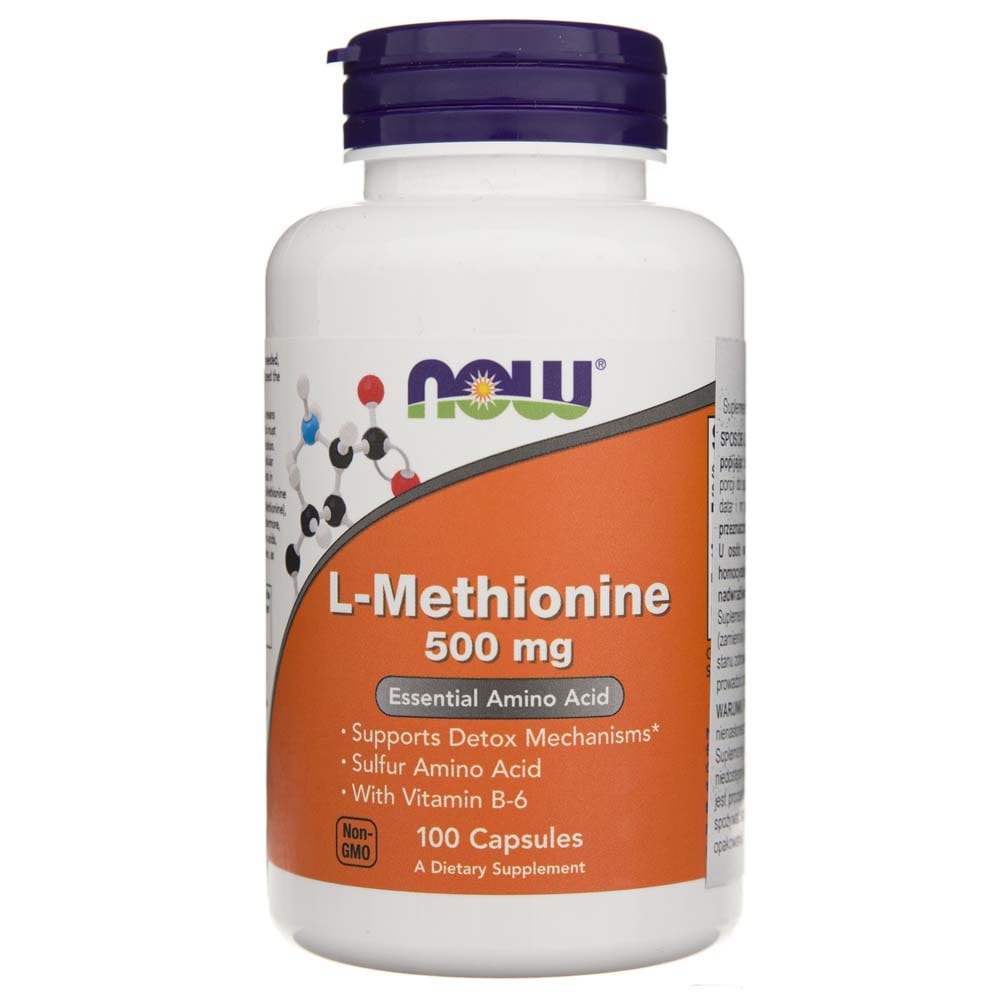 Now Foods L-Methionine 500 mg - 100 Capsules