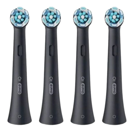 Oral-B Heads iO Ultimate Clean Electric Toothbrush Heads, Black - 4 Pieces