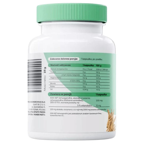 Osavi Ashwagandha KSM-66® 200 mg - 60 Capsules