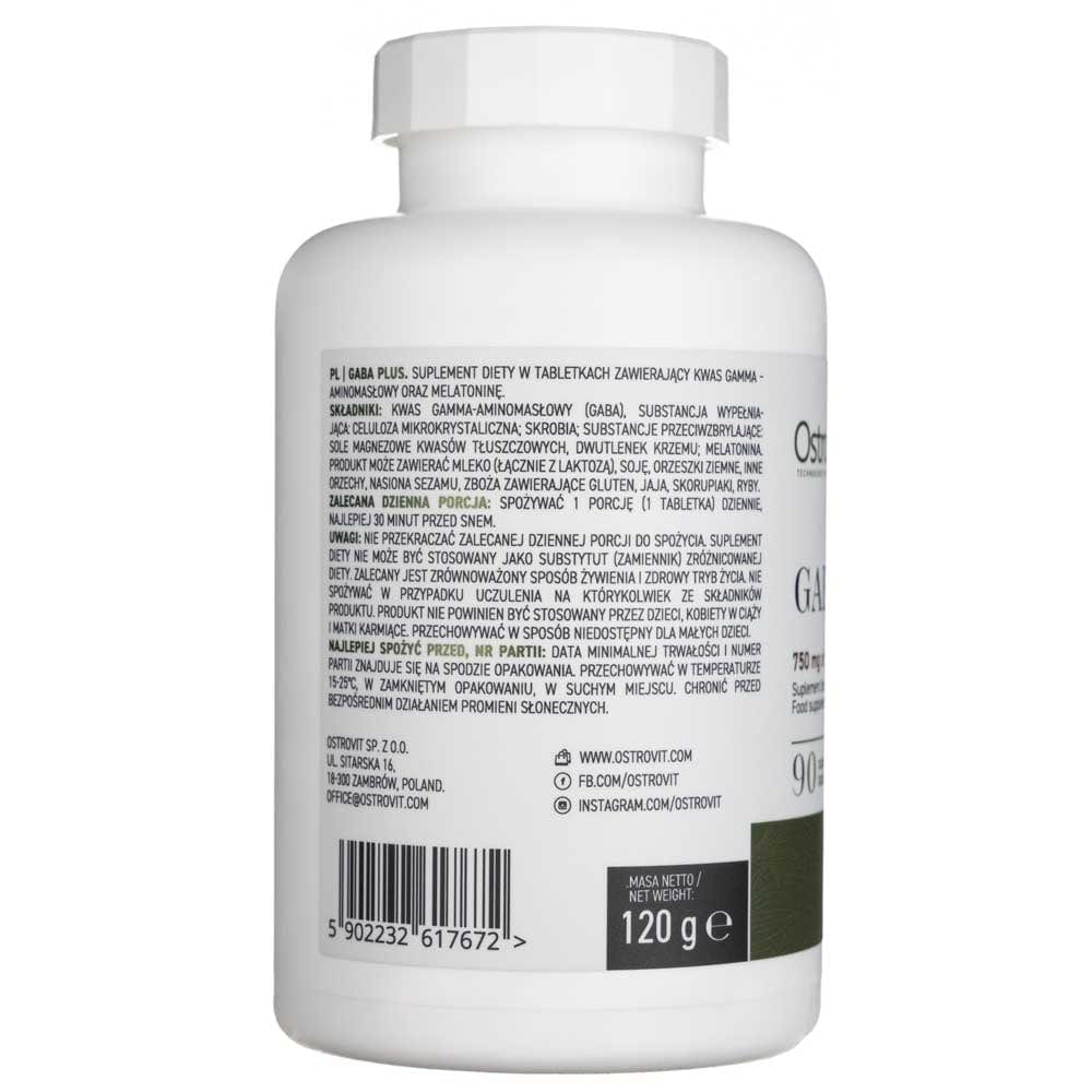 Ostrovit GABA plus VEGE - 90 Tablets