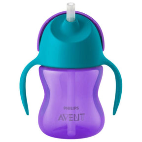 Philips Avent Cup with Straw 9+ Months, Purple - 200 ml