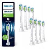 Philips Sonicare Optimal White Replacement Brush Heads, Medium Soft - 8 Pack