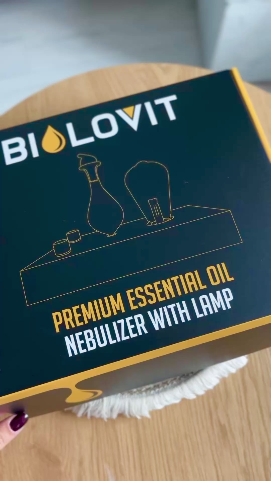 Nebulizador de aceites esenciales Bilovit con bulbo