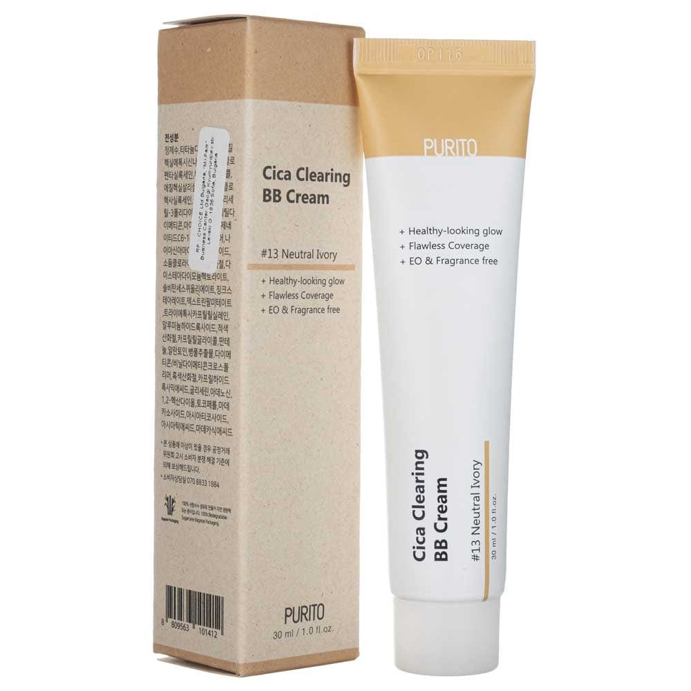 Purito Cica Clearing BB Cream Shade 13 Neutral Ivory - 30 ml