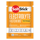 SaltStick FastChews Electrolyte, Tart Orange – 10 Lozenges