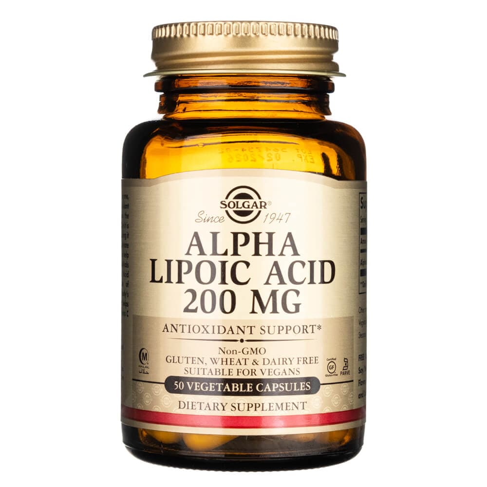 Solgar Alpha Lipoic Acid 200 mg - 50 Veg Capsules