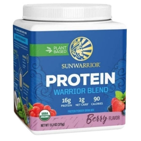 Sunwarrior Warrior Blend Protein, Blueberry - 375 g