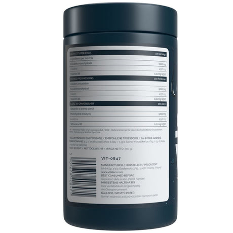 Vitaler's Sport Micronized Creatine Monohydrate 5000 mg - 500 g