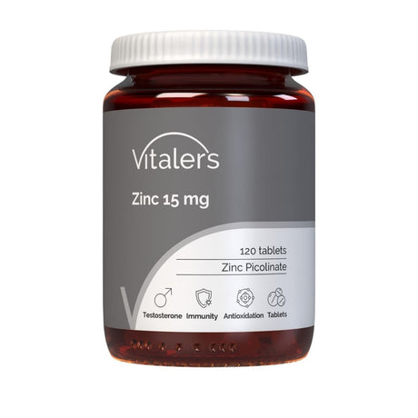 Vitaler's Zinc Picolinate 15 mg - 120 Tablets
