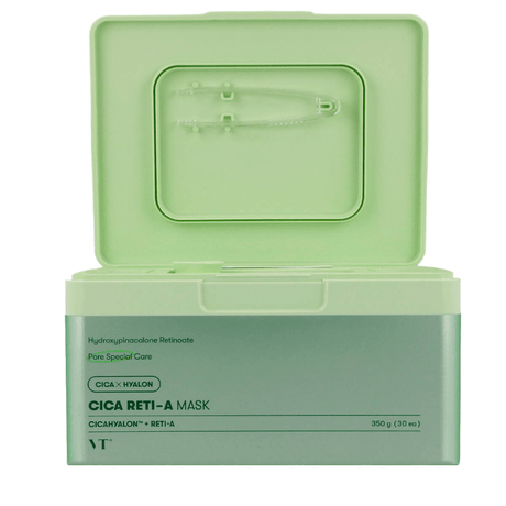 VT Cosmetics Cica Reti-A Mask  Cicahyalon™ + Retinol - 30 Pieces