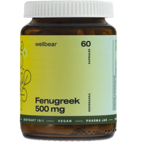 Wellbear Fenugreek 500 mg - 60 Capsules