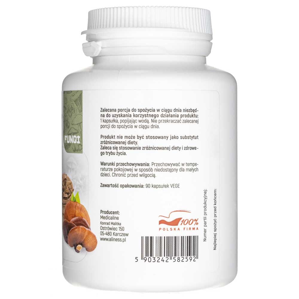 Aliness Reishi 400 mg - 90 Veg Capsules