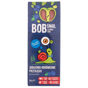 Bob Snail Apple & Blueberry Snack with No Added Sugar - 30 g