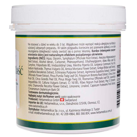 Herbamedicus Warming Horse Ointment - 250 ml