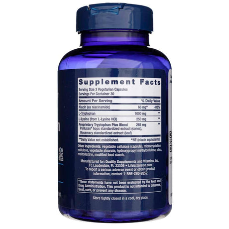 Life Extension Optimized Tryptophan Plus - 90 Veg Capsules