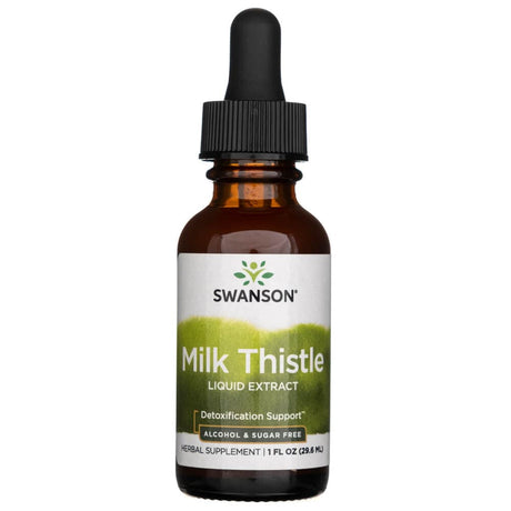 Swanson Milk Thistle Liquid Extract - Alcohol & Sugar Free - 29,6 ml