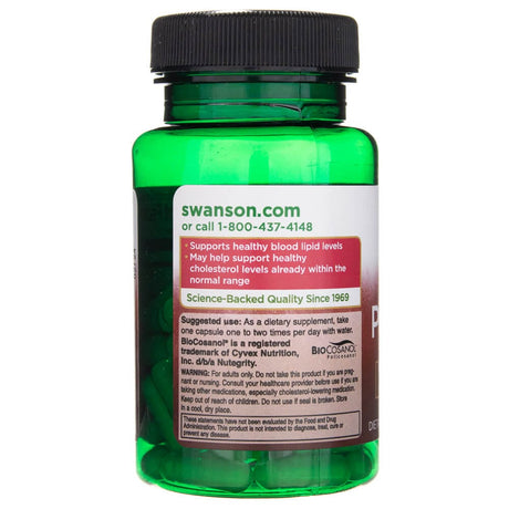 Swanson Policosanol 20 mg - 60 Capsules