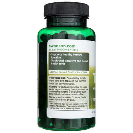 Swanson Triphala with Amla, Behada & Harada 500 mg - 100 Capsules